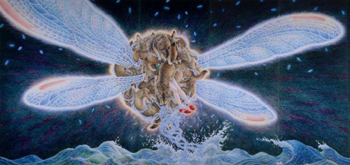 「無題」鴻池朋子2010年【複製】 無題」鴻池朋子2010年【複製】 無題」鴻池朋子2010年【複製】 絵画